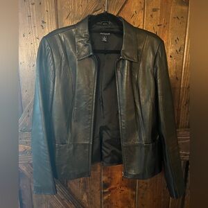 COPY - Ann Taylor black leather jacket